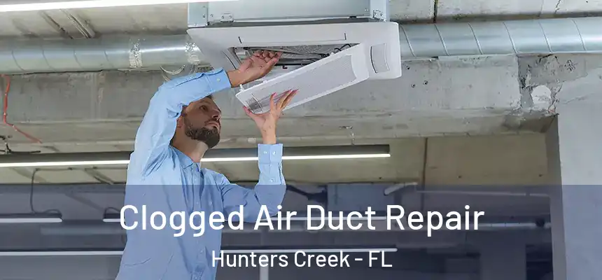  Clogged Air Duct Repair Hunters Creek - FL