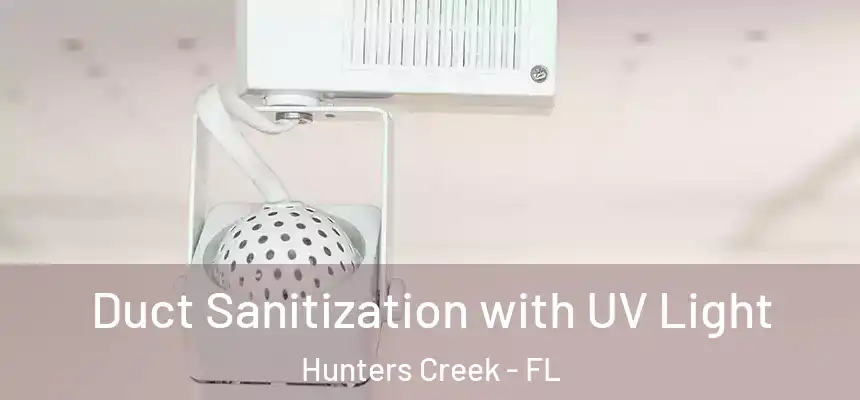 Duct Sanitization with UV Light Hunters Creek - FL
